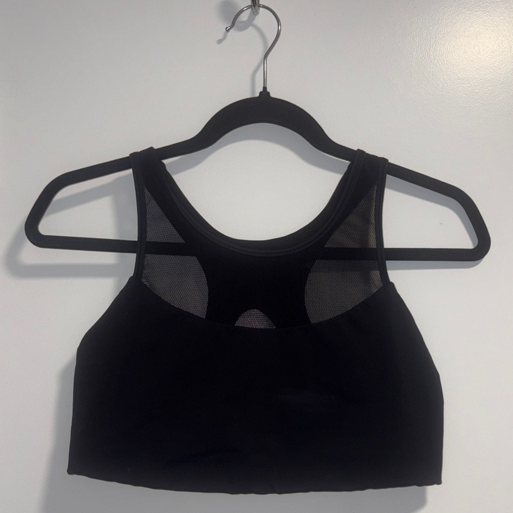 lululemon athletica Black Sports Bra, Medium